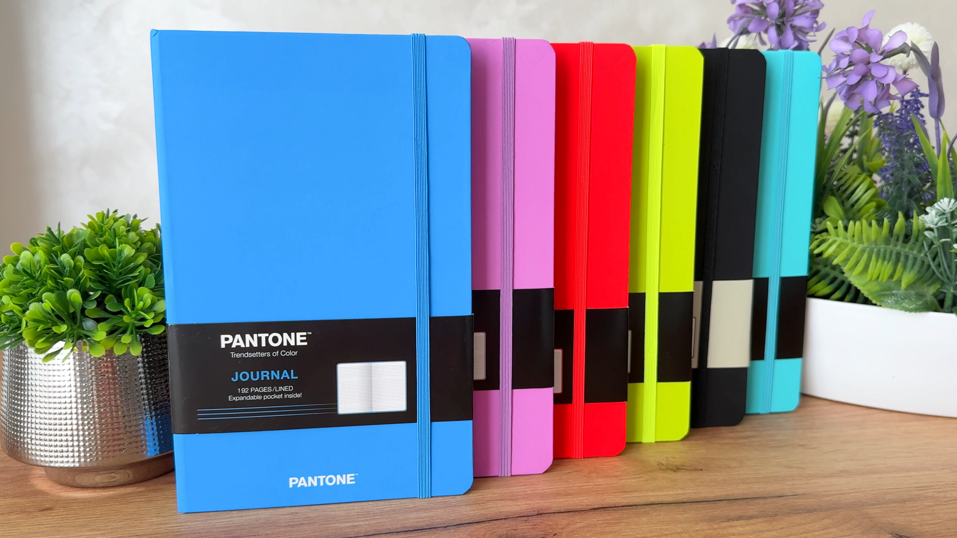 Pantone OFFICIAL Blue | 5.25 x 8.25 Inch Lined Compact Journal