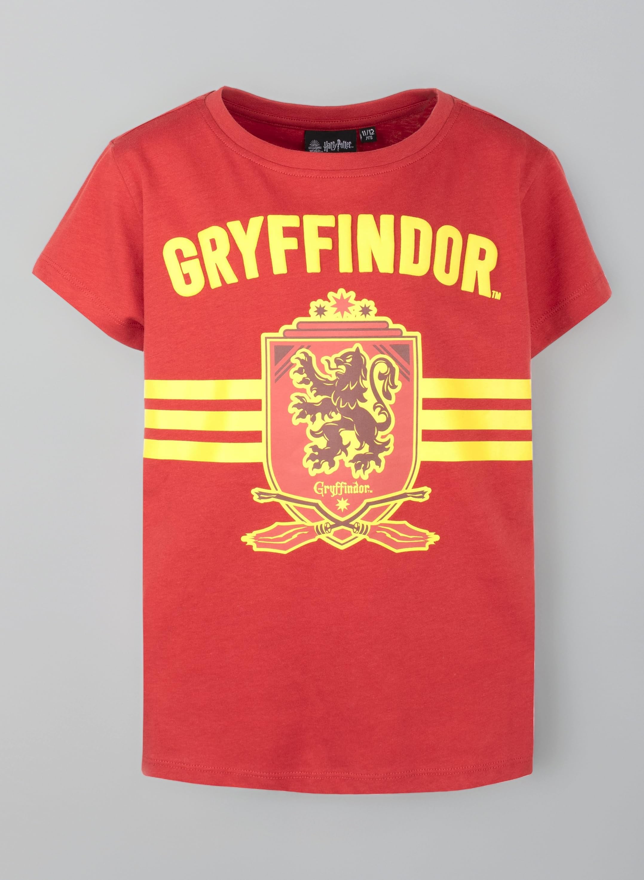 Crop Top - Girls Clothes - Red Tshirt Kids Girls - Crop Tops Kids Crop Top/T-Shirt - Gryffindor