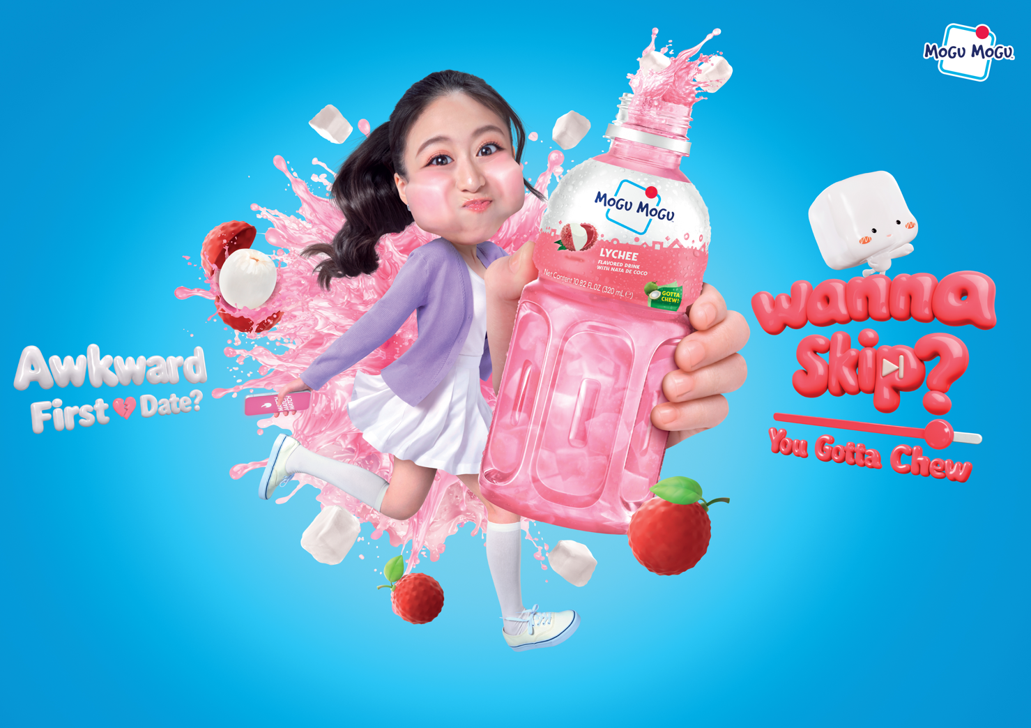 Amazon.com : Mogu Mogu Variety Pack Juice Drink with Nata de Coco