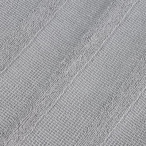 Miniatura 6 de Superior Roma Cotton - Juego de 3 toallas surtidas de 3 piezas, altamente absorbentes, acanaladas, de secado rápido, para la ducha, básicos de spa,