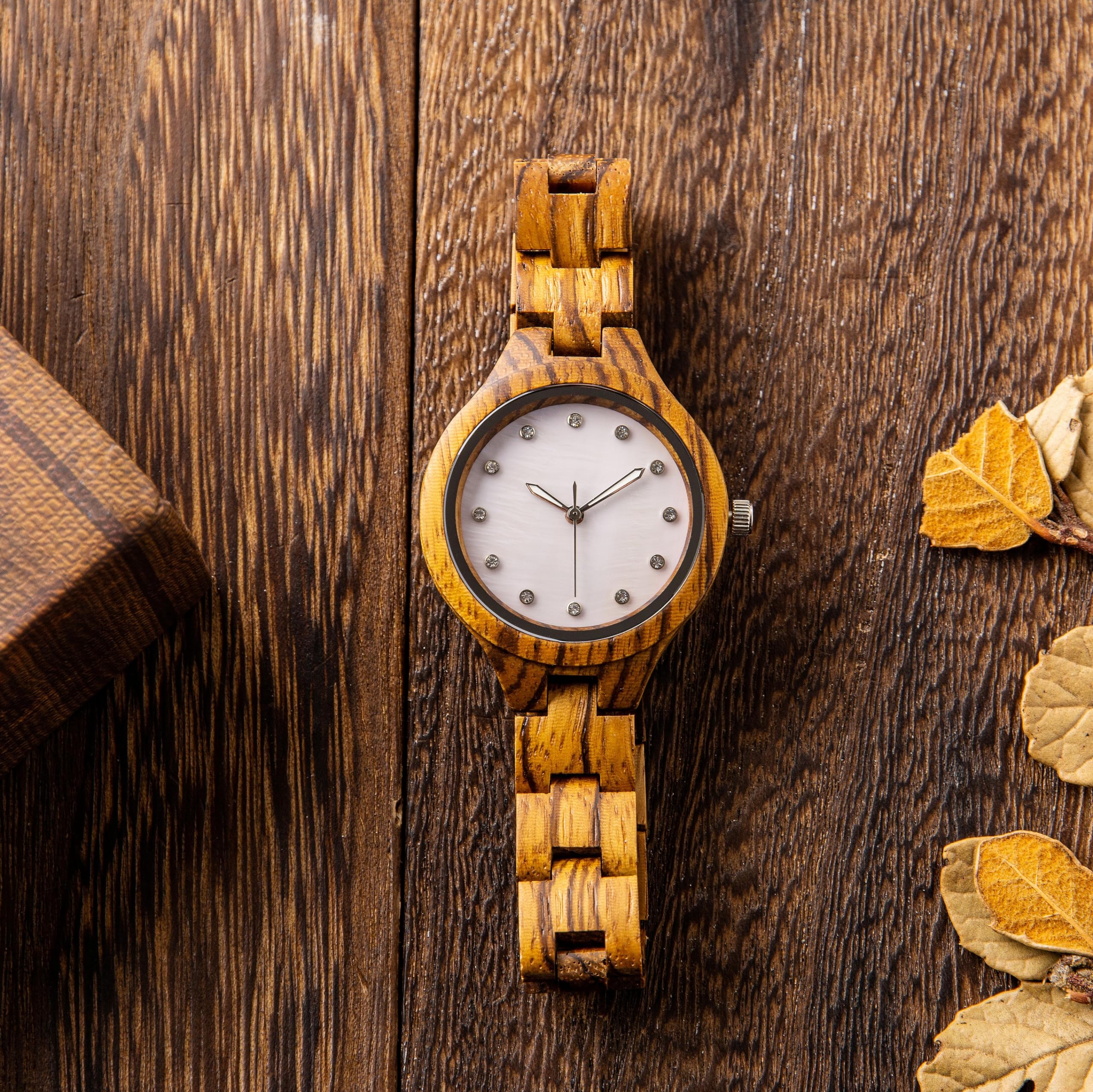 Reloj de madera personalizado para mujer, relojes para mujer, reloj analógico de cuarzo, grabado, personalizado para mamá, esposa, novia, hija