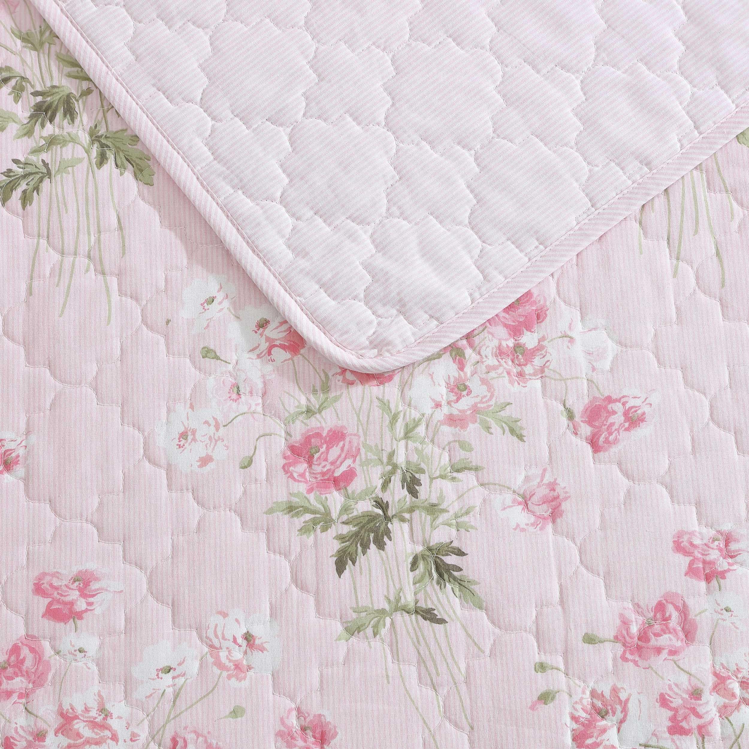 Laura Ashley Kids Set Lenzuola Queen In Microfibra: Busy Bee Pink, Morbido E Traspirante Per Bambini
