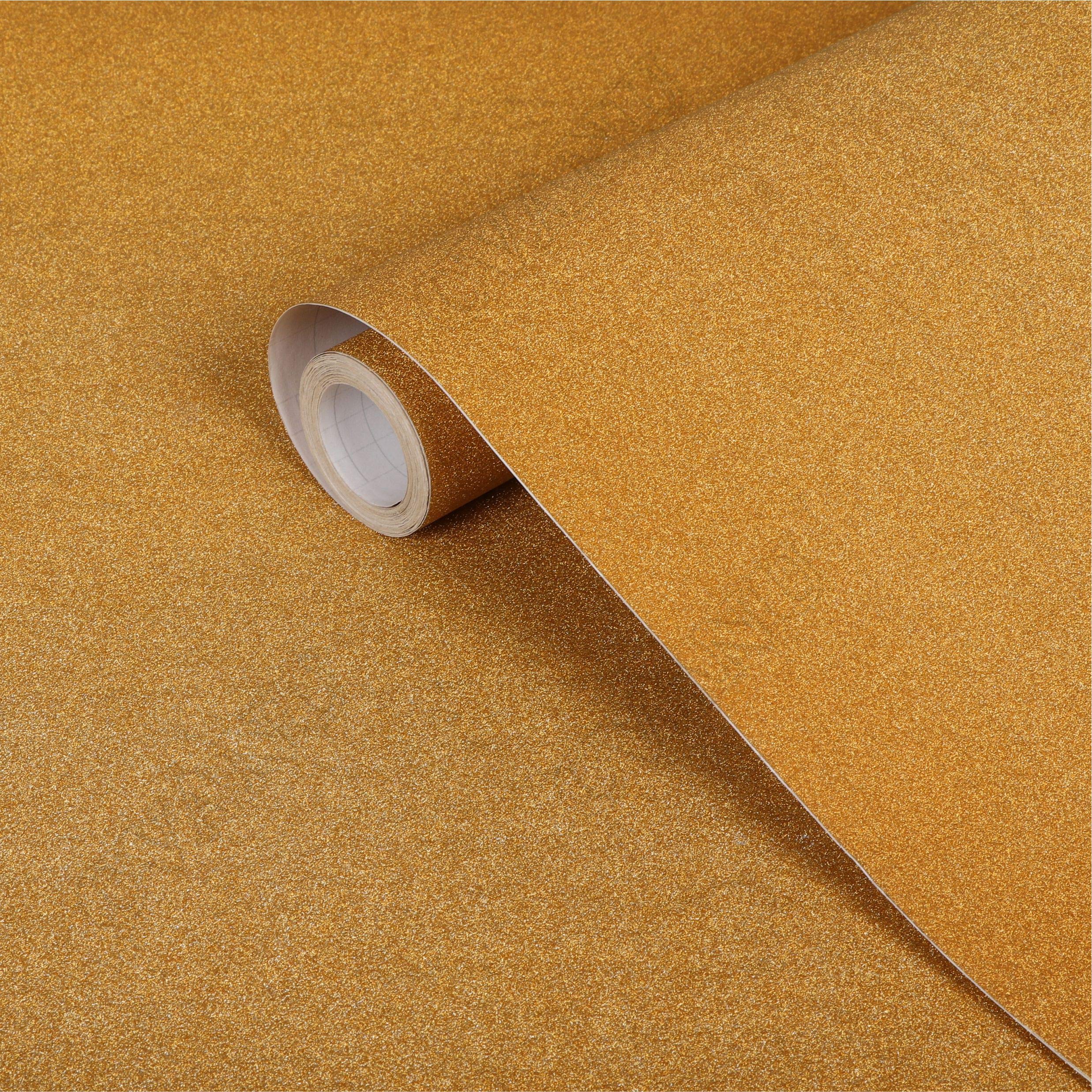 CVANU 12X48 inch Glitter Golden Self Adhesive Shelf Liner Film Vinyl Peel-Stick Multipurpose Roll-image-26