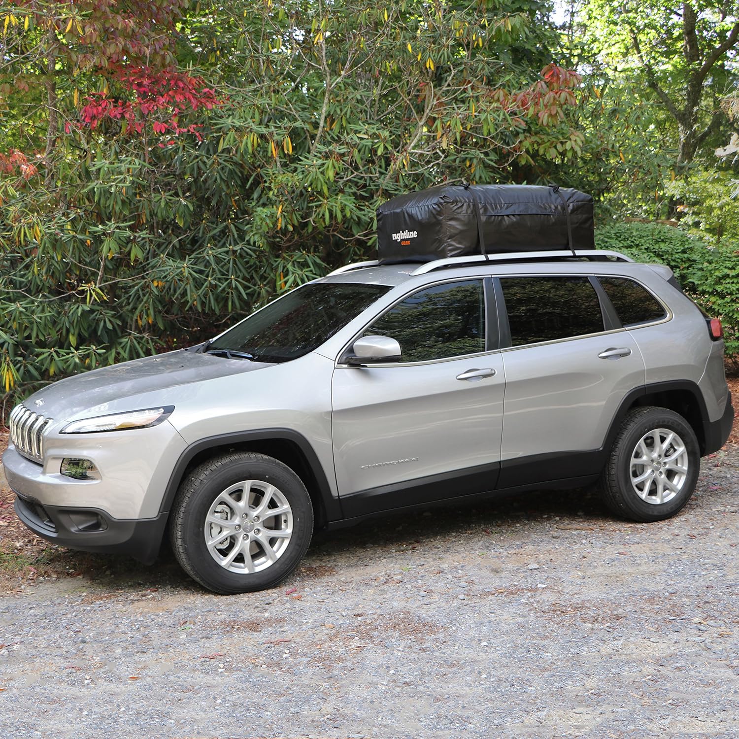 Black Friday - 50% OFF Rightline Gear Ace 2 Car Top Carrier, 15 cu ft, Weatherproof, Attaches With or Without Roof Rack, Black, (100A20)