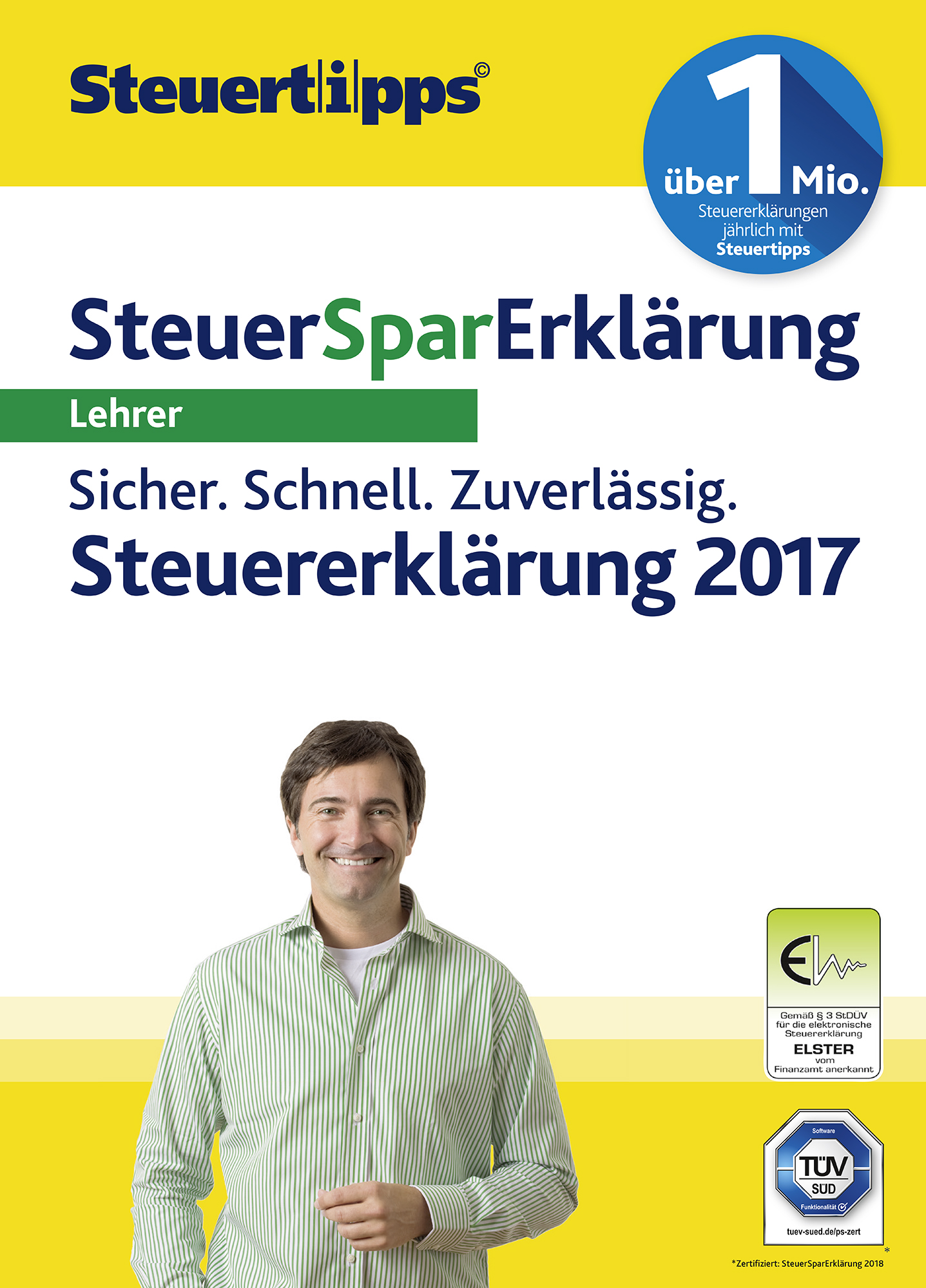 SteuerSparErklärung 2018 für Lehrer (für Steuerjahr 2017) [Download]