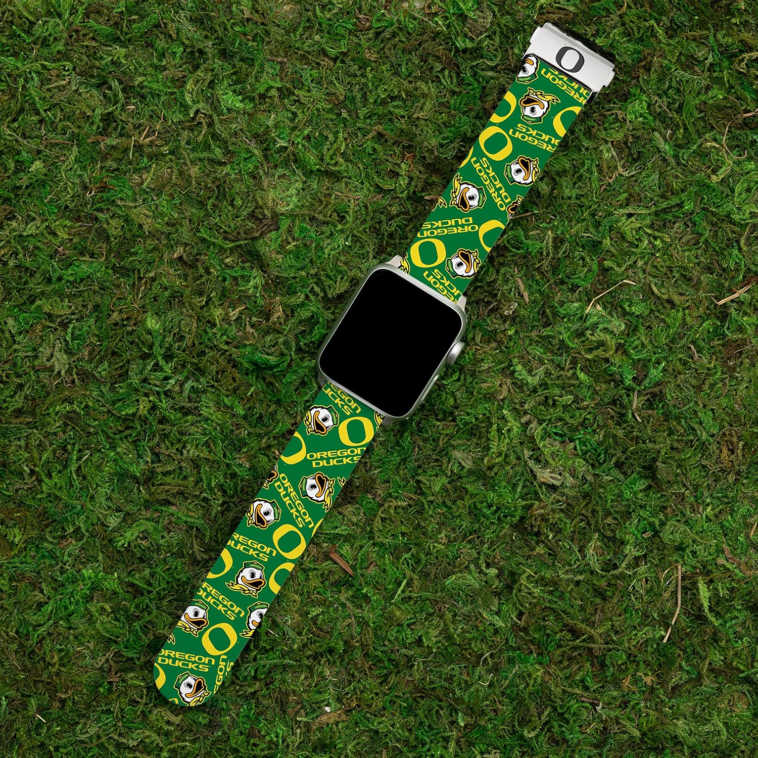 Affinity Bands Oregon Ducks Signature Series Watch Band Compatible with Apple Watch