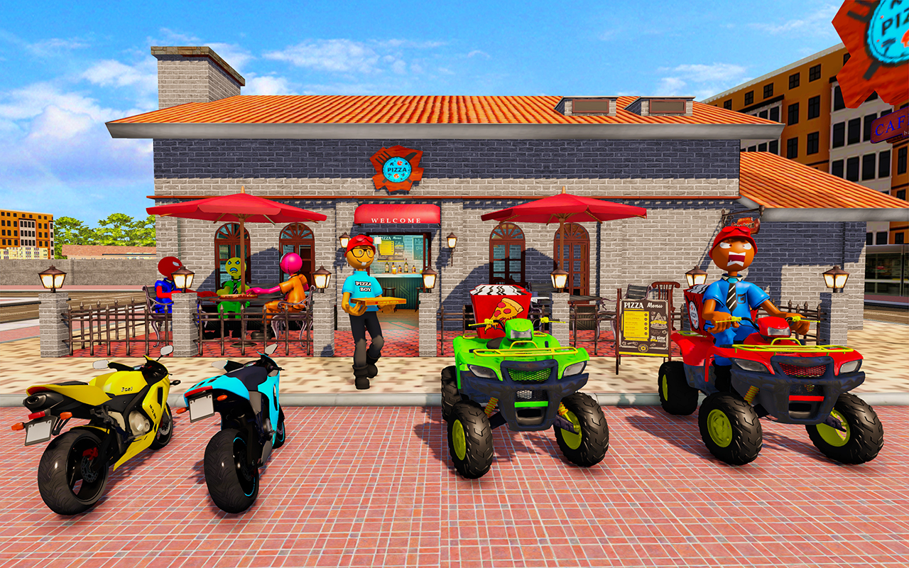 Stickman Pizza Delivery Boy App on the Amazon Appstore