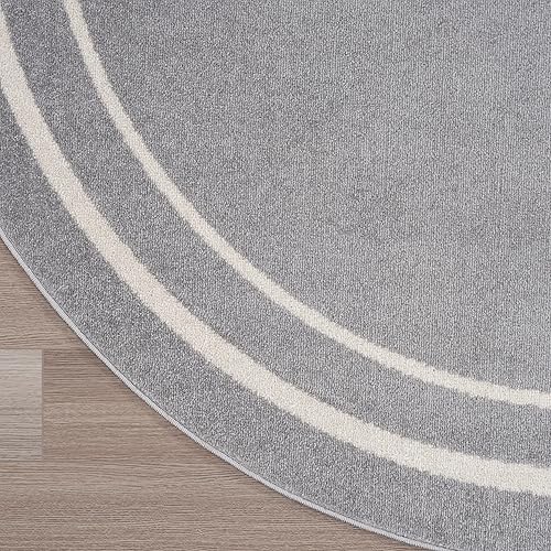 Vista 241 de Nourison Home Essentials - Alfombra contemporánea de 5 x 7 pies, color marfil/negro