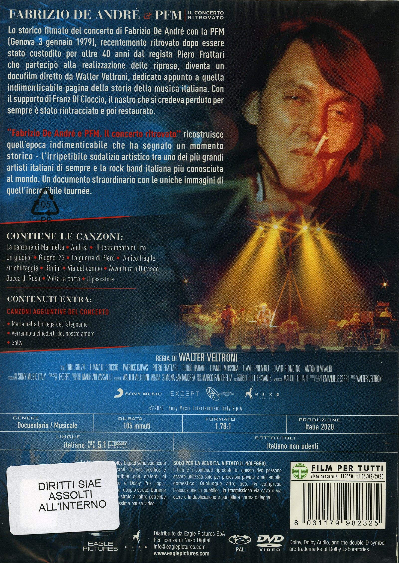 Fabrizio De Andre & Pfm - Il Concerto Ritrovato
