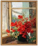 UPWOIGH Grand art mural encadré, ensemble de 3 Décor de paysage à la vapeur, 16"x24"(40x60CM) Affiches en coton naturel avec arbres, imprimé nord, Esthétique ferme pour salon, Chambre, Bureau, Cadeaux