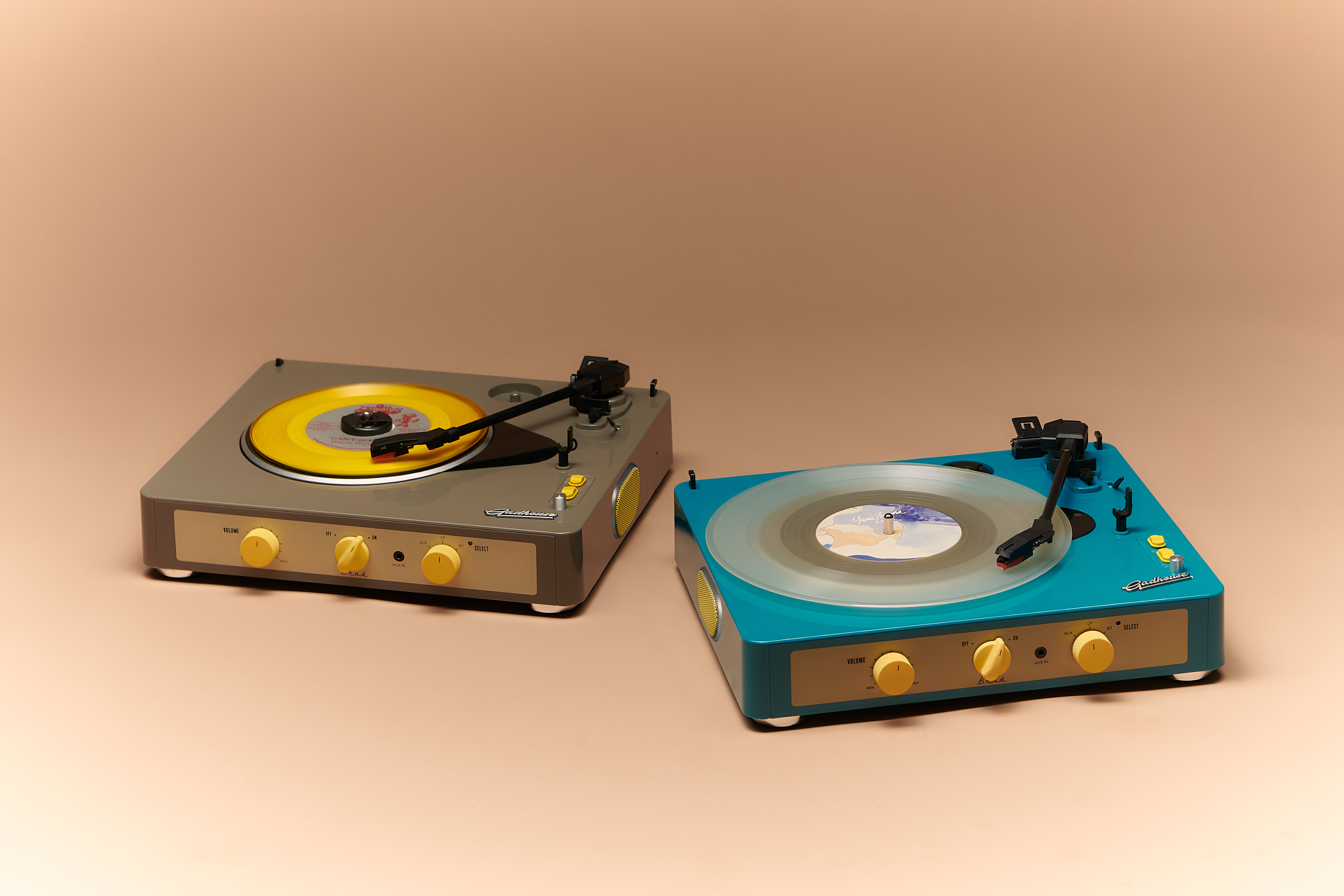 Amazon.co.jp: ハモサ HERMOSA レコードプレイヤーGAD001 Brad Retro