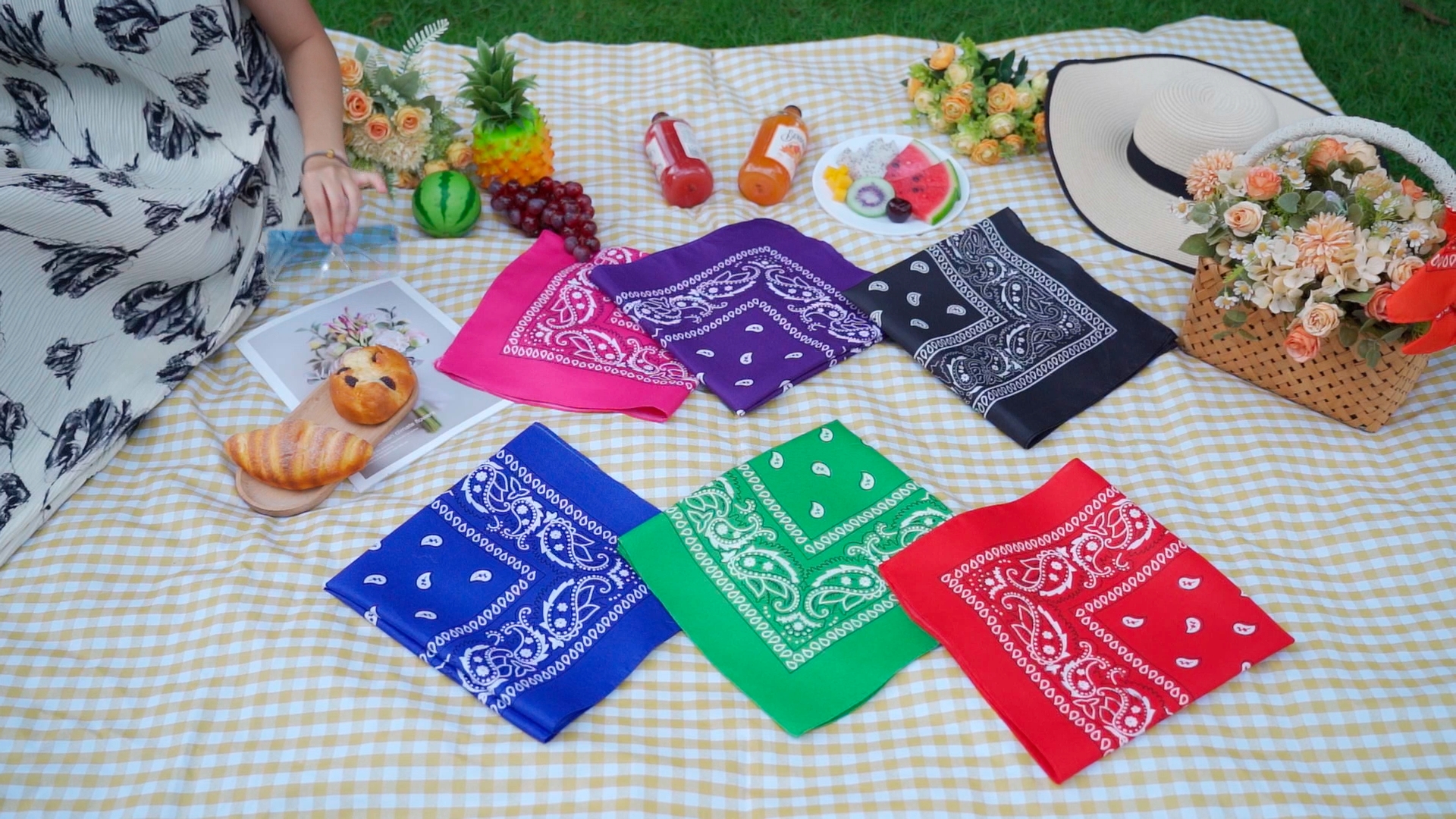 Chumia 80 Pcs Bandanas In Bulk For Men Women - Foto 10