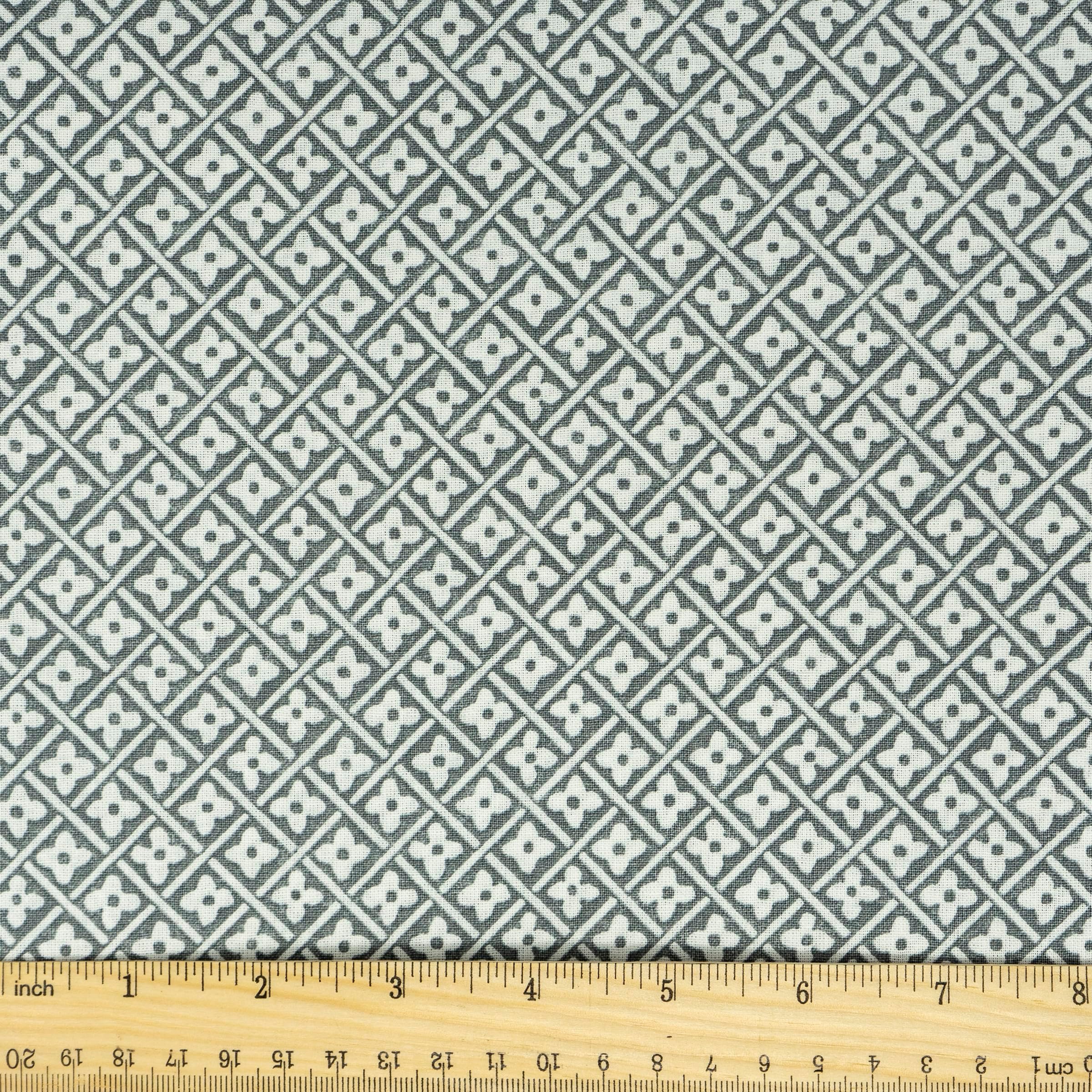 100% Cotton 44" Sewing & Craft Fabric by The Yard, Steel