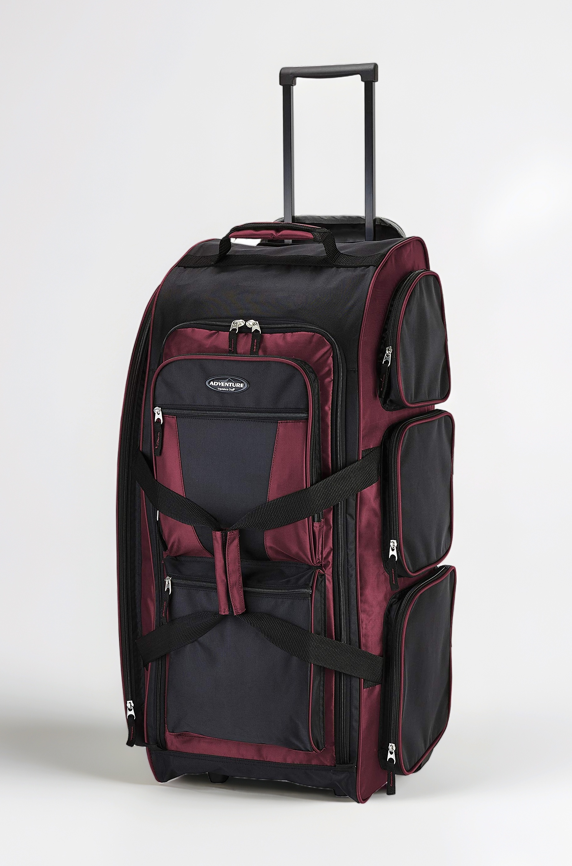 Travelers Club Polyester Luggage Duffel Bag (85130-640_Crimson Red)