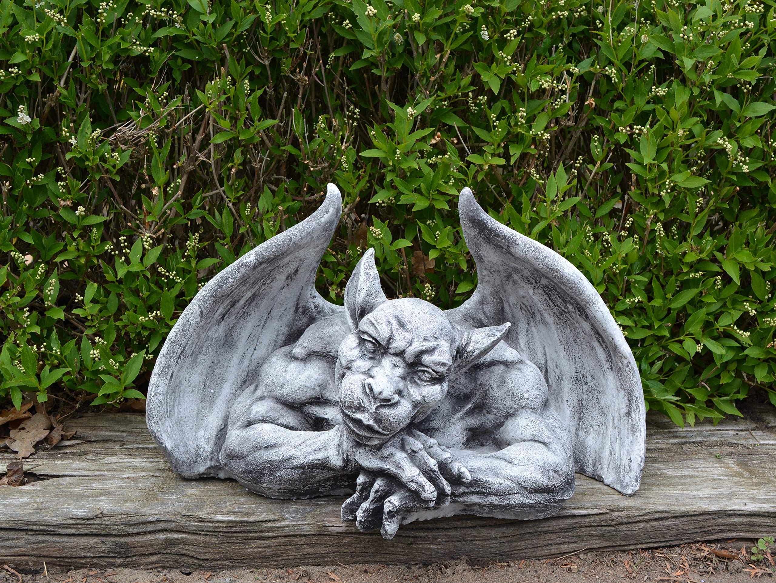 gartendekoparadies.de Grande Figure de Pierre Massive gargouille Gardien en Pierre reconstituée, résistant au Gel