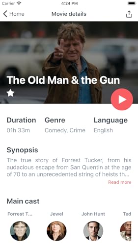 Cinema show, movies review