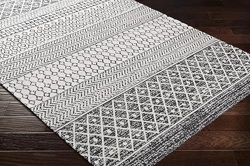 Miniatura 4 de Mark&Day Alfombras de área, 5 x 7 pies, alfombra de área negra, alfombra negra y beige para sala de estar, dormitorio o cocina (5 pies 3 pulgadas x