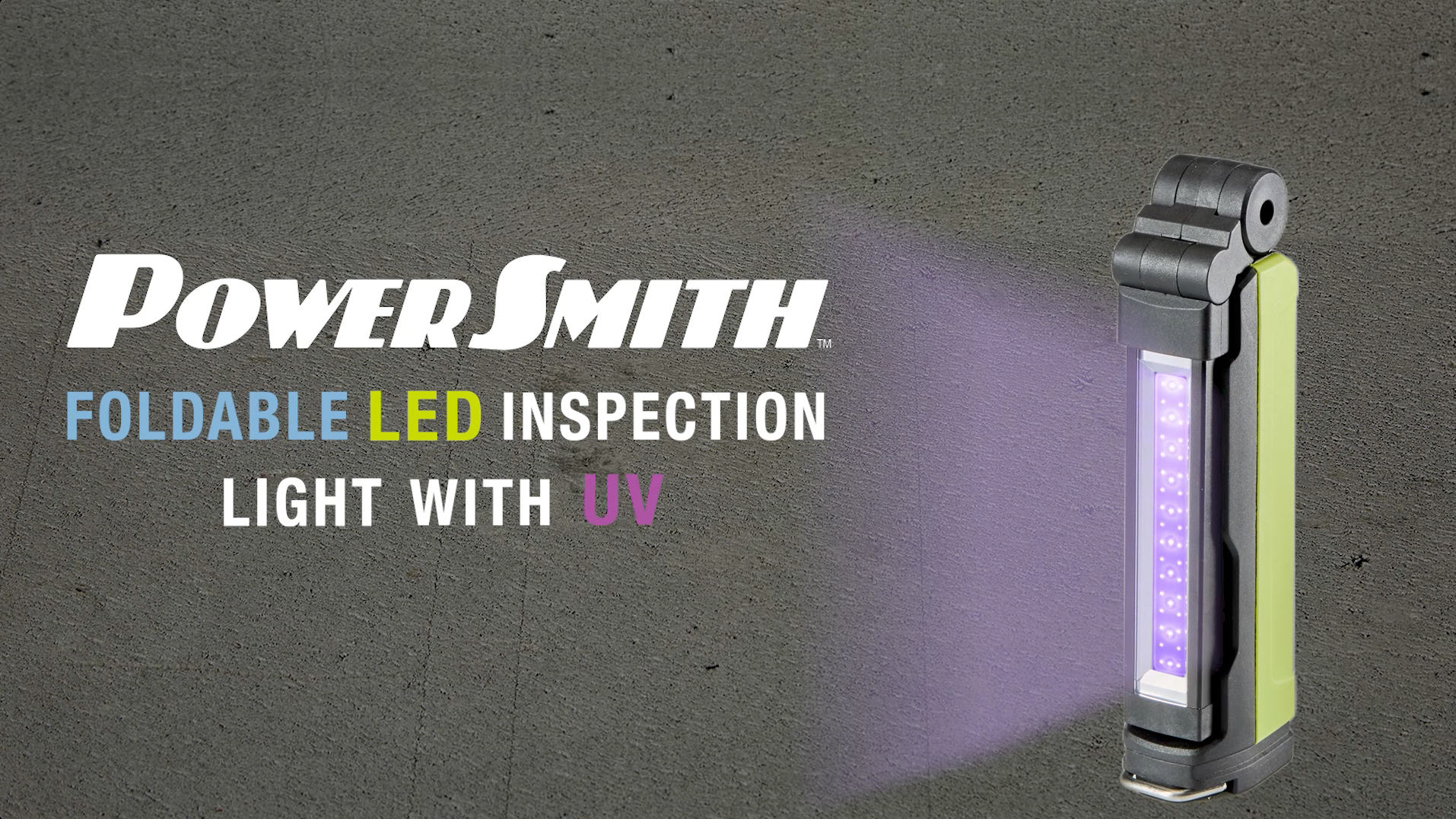 POWERSMITH Rechargeable Magnetic Work Light 600 LM Magnetic Light