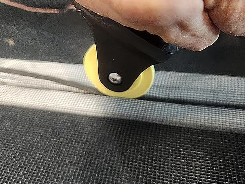 Miniatura 7 de Herramienta de rodillo de pantalla profesional EZ Screen Spline Roller Tool con herramienta de cuchillo para instalar pantalla, ventanas, puerta,