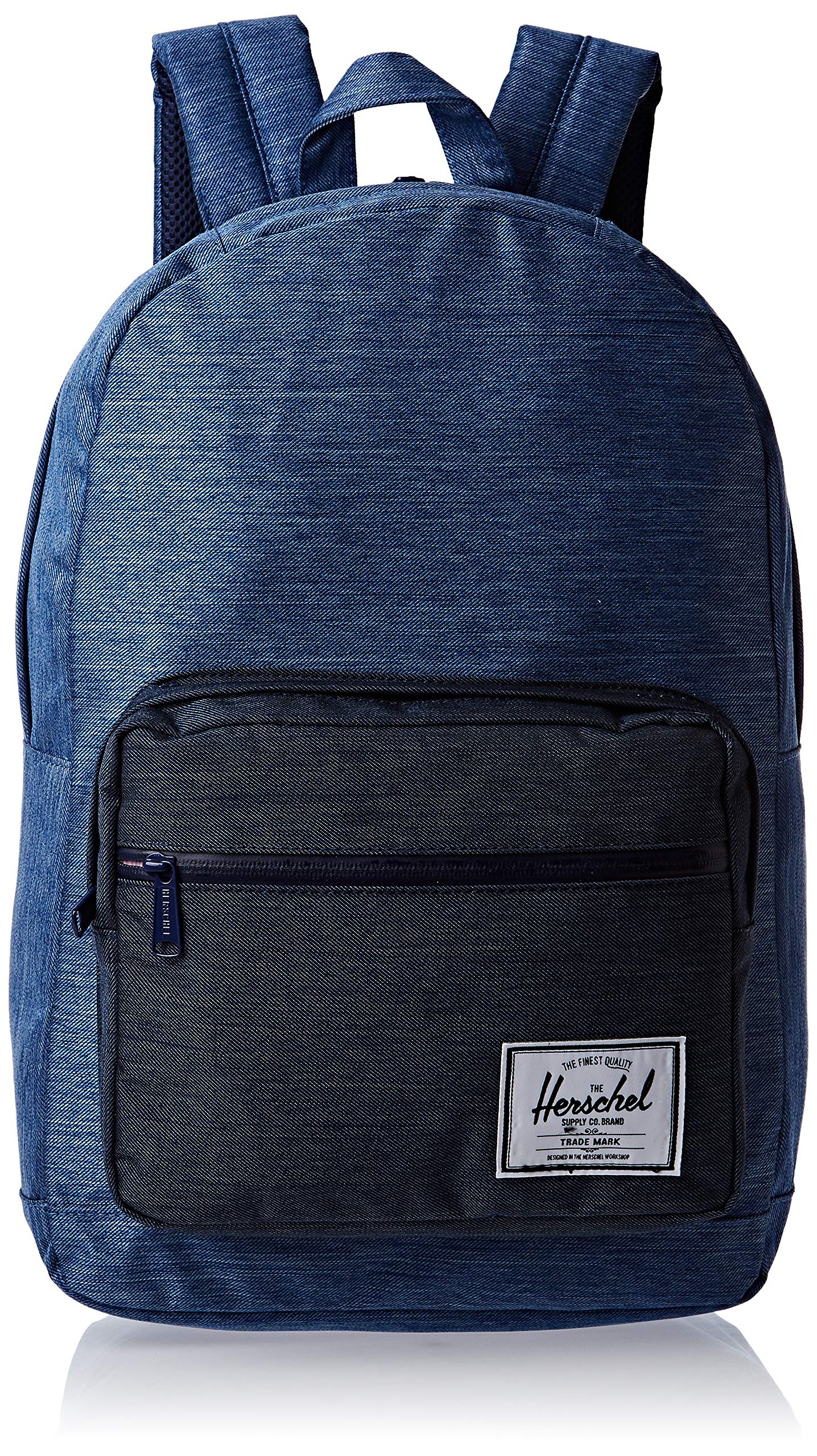 HERSCHEL SUPPLY CO. Unisex Pop Quiz Backpack Faded Denim Indigo 15” Pop Quiz Backpack Copen Blue Crosshatch | Herschel Supply Co main image 2