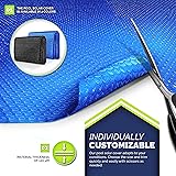 tillvex Pool Solar Tarpaulin Rectangular 800 x 400 cm | Solar Film Thickness 120 µm | Solar Tarpaulin Can Be Cut to Size | Pool Heating for Water Heating - 2