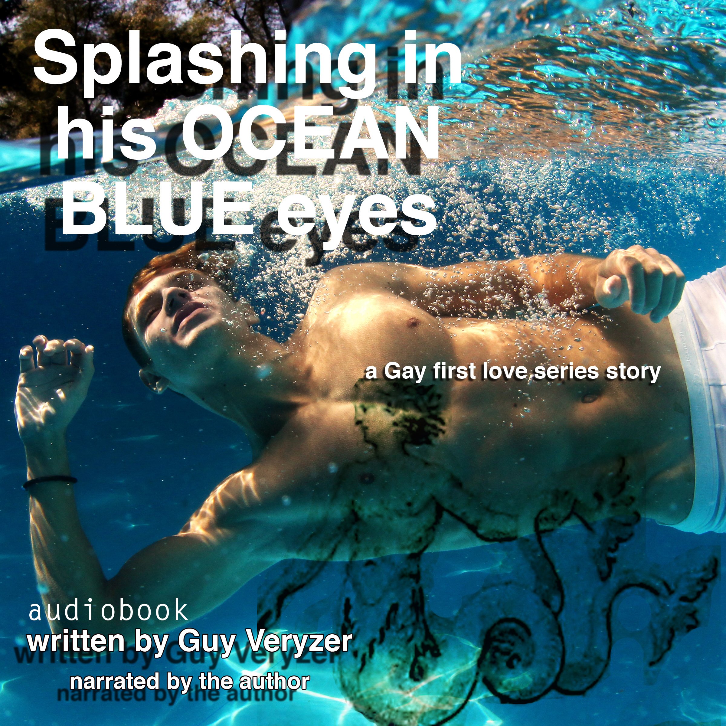 Cover art for Splashing in his Ocean Blue Eyes
