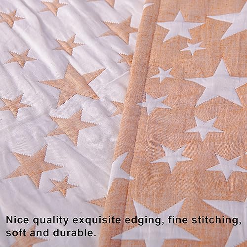 Miniatura 3 de NTBAY Manta de 3 capas para niños pequeños, manta de muselina de algodón jacquard para cama, manta térmica ligera para bebé, manta de cuna súper