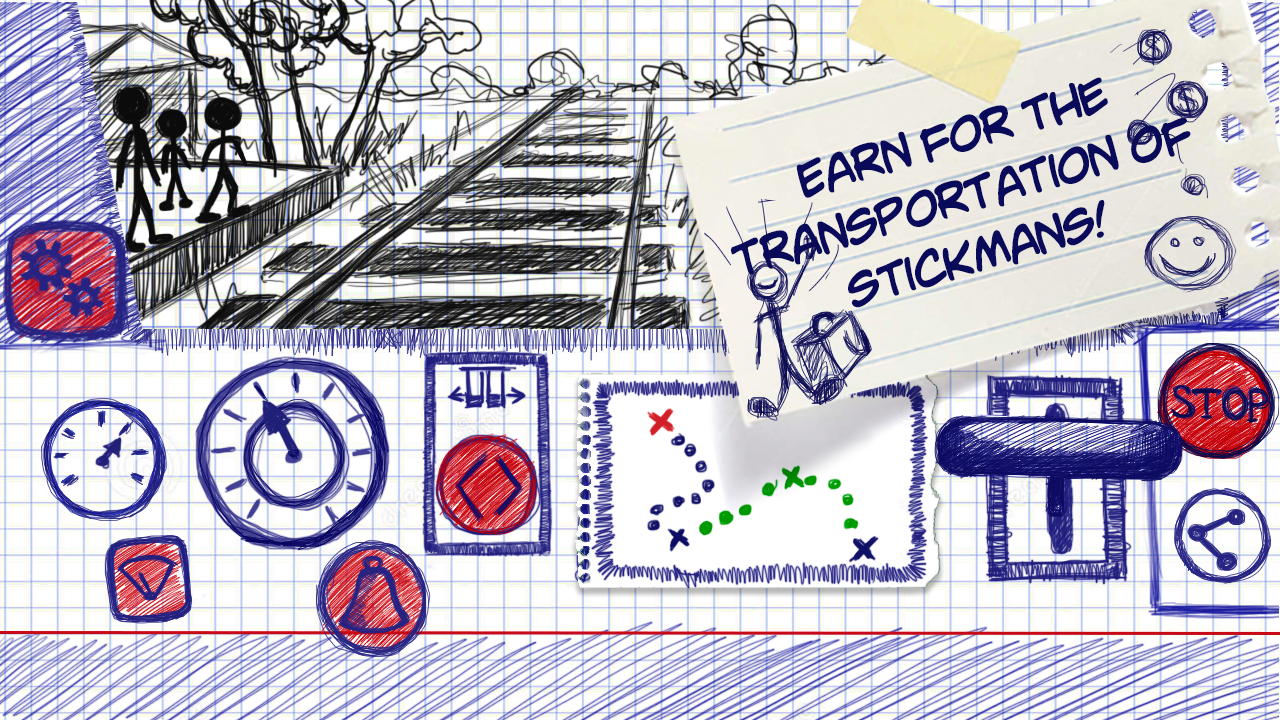 Paper Train - Carry stickman passengers - App on Amazon Appstore