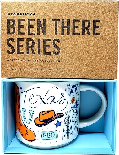 Starbucks Taza de café Texas, colección Been There Series Across The Globe