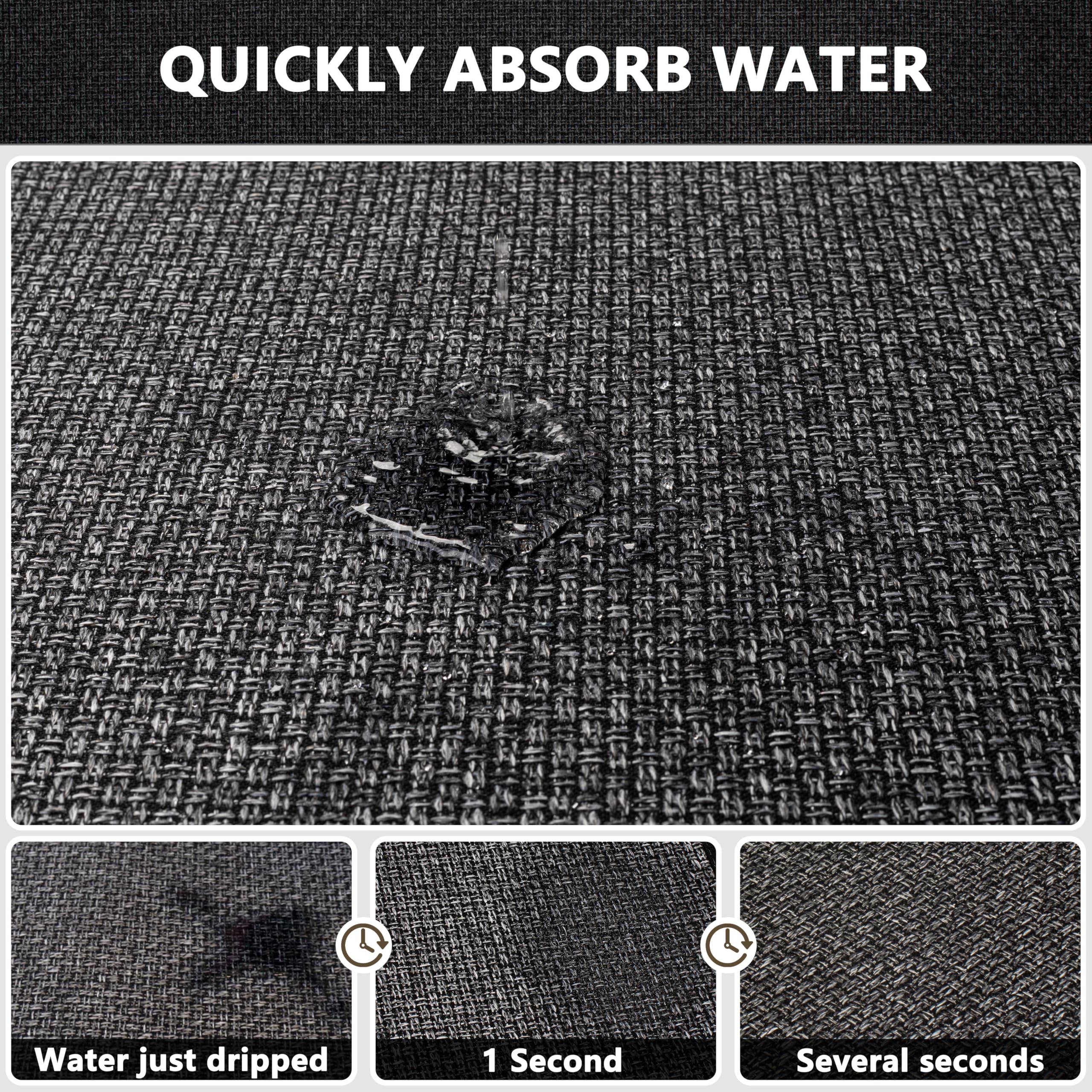 Alfombra de baño antideslizante, de secado rápido, pequeña, ultrafina, para puerta de inodoro, 17 x 24 pulgadas