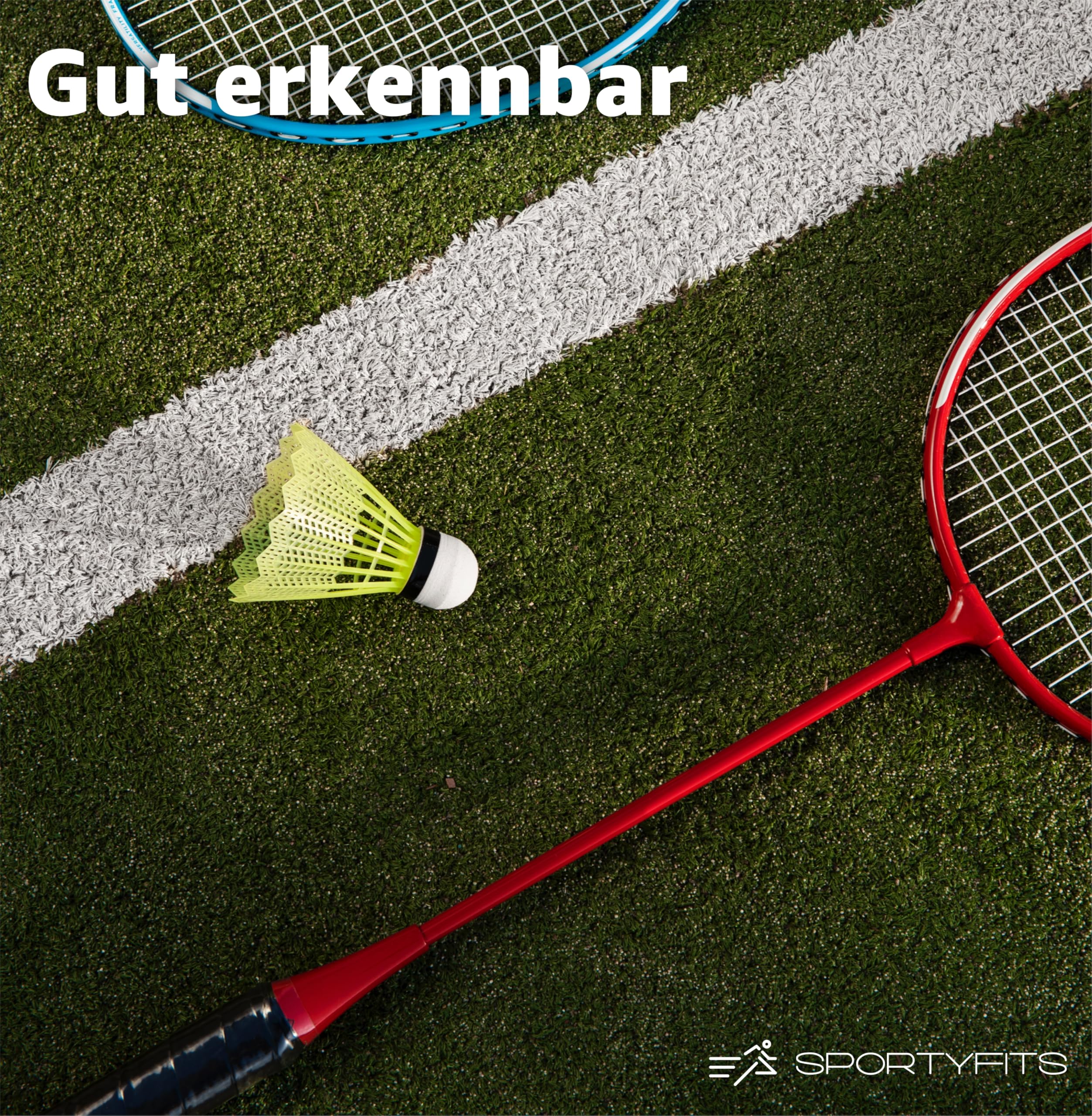 TK Gruppe Timo Klingler Balles De Badminton Jaunes – Lot De 12, Nylon Avec Tête Liège, Vitesse Moyenne, Pour Entraînement Et Compétition