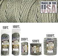 Vista 2 de TOUGH-GRID - Cuerda paracaídas de 340 kg, cuerda paracaídas 100% nailon Mil-Spec tipo IV utilizada por el ejército de Estados Unidos, ideal