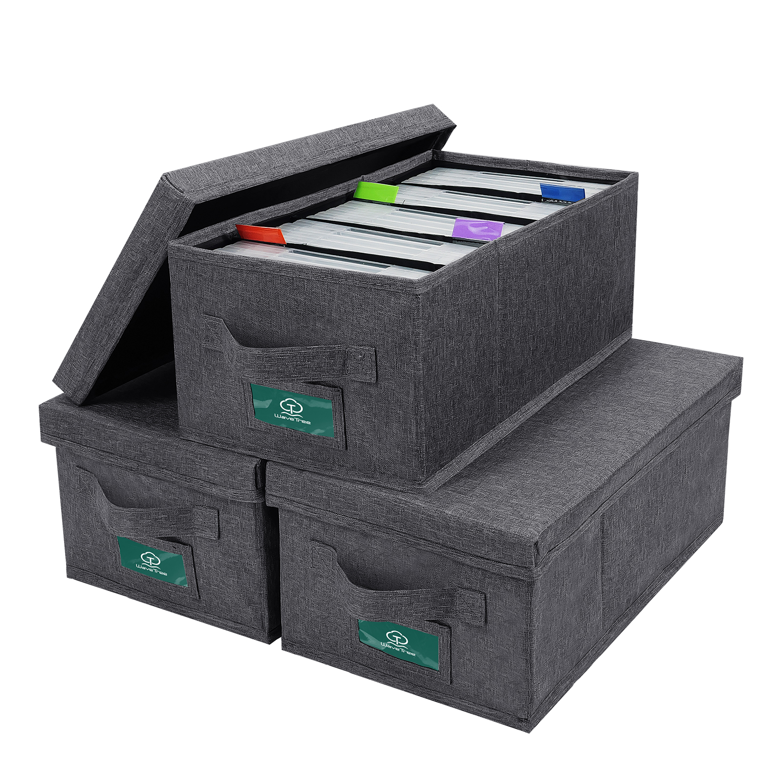 Amazon.com: T WaveTree DVD Storage Box Pack of 3, Practical
