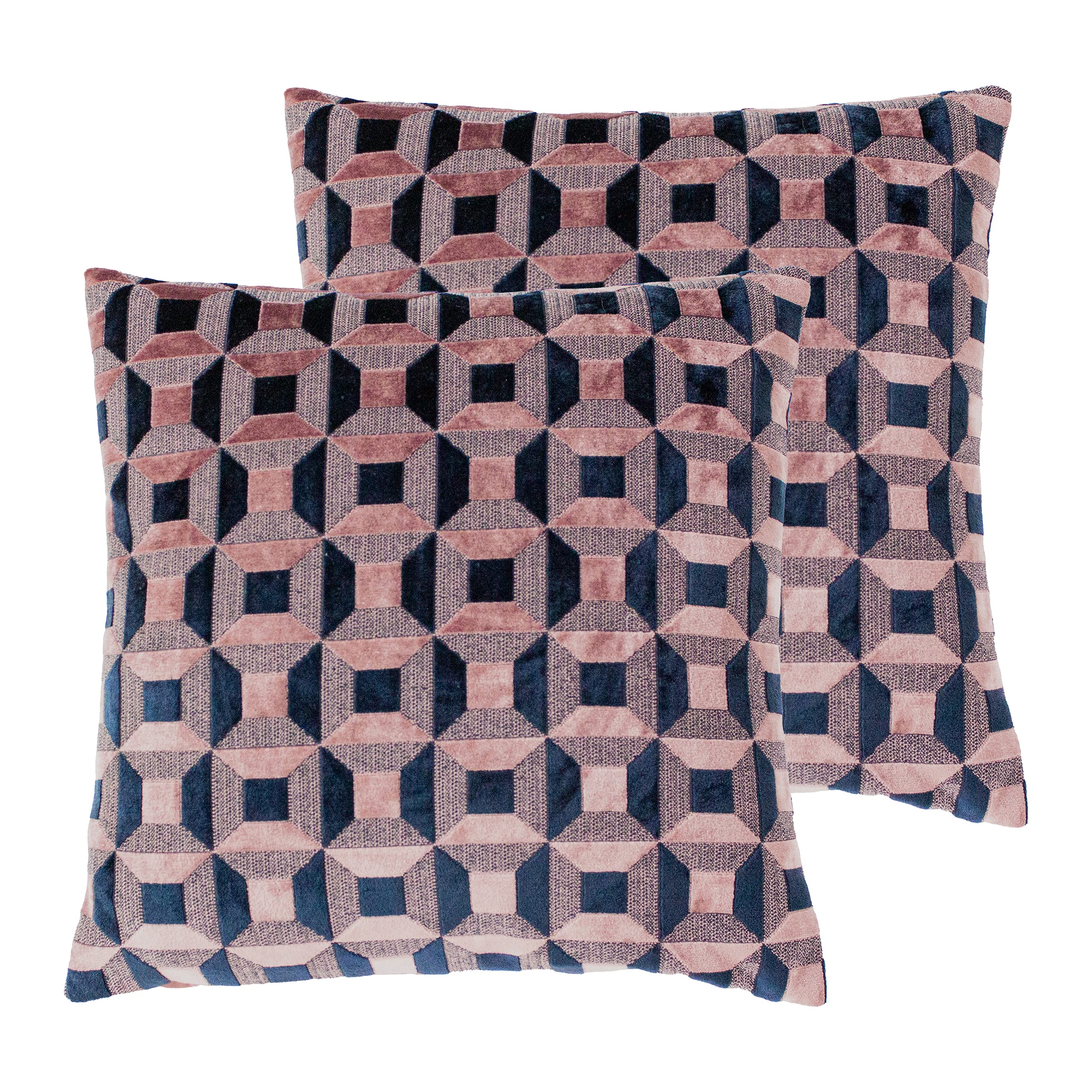 Geometric Square Cushion