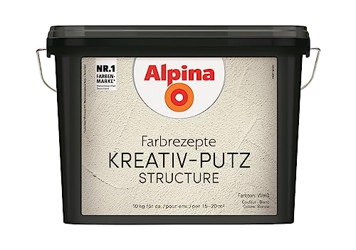 Preisvergleich Produktbild Alpina Farbrezepte KREATIV-PUTZ Weiß 10 kg
