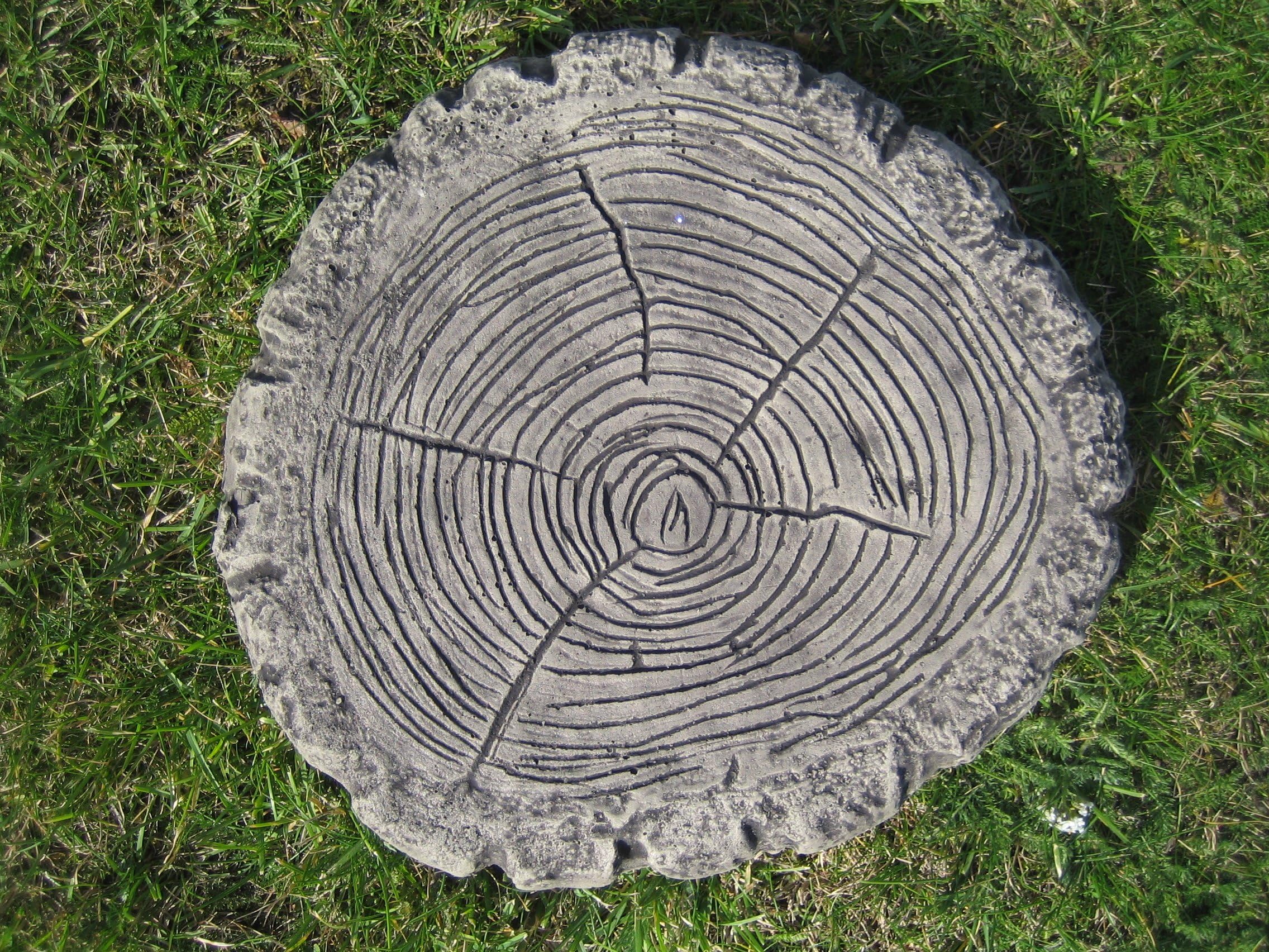 Log Stepping stone garden ornament
