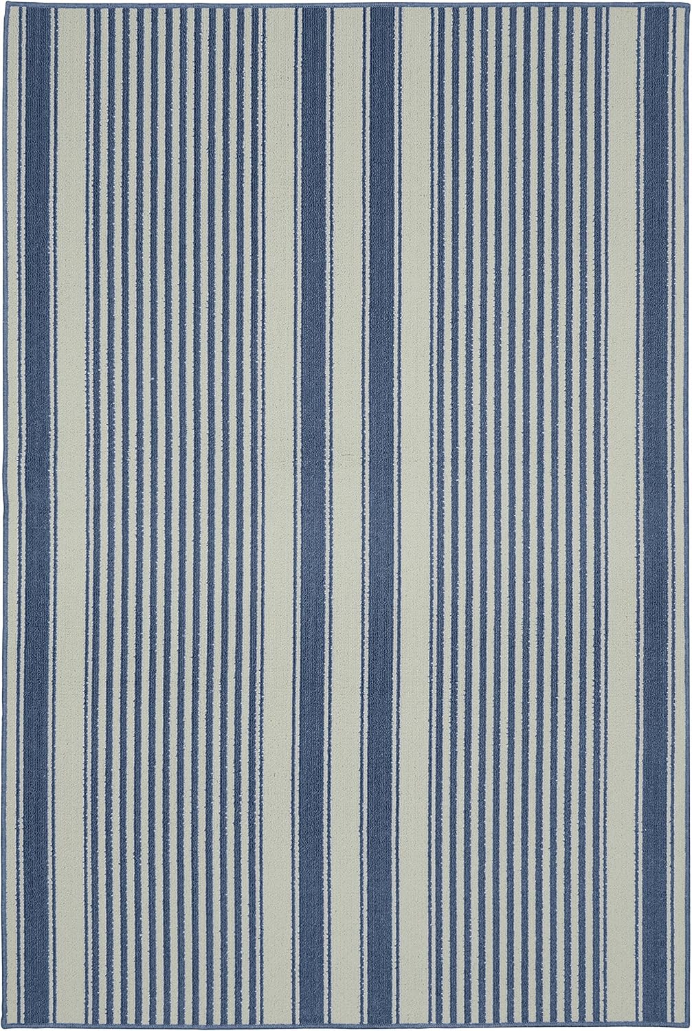 Garland Rug Cape Cod Area Rug, 6' x 8', Sky Blue – Inspired by The Serene Coast, This Sky Blue Rug Brings a Calming and Refreshing Feel to Your Home. Perfect for Living Rooms or bedrooms.