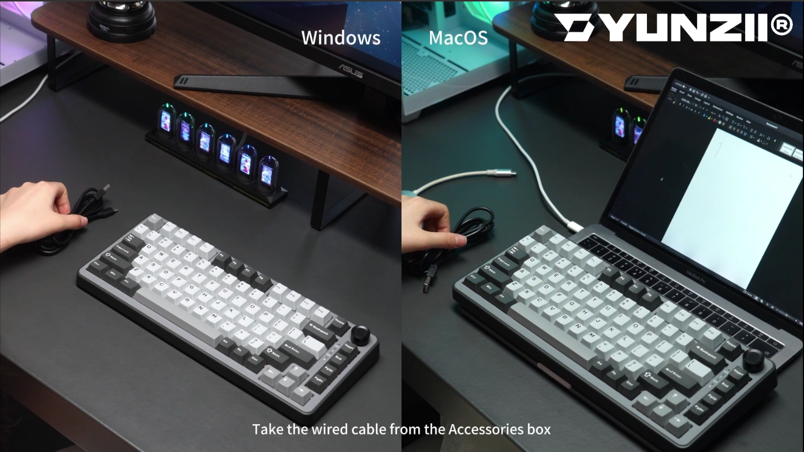 Amazon.com: YUNZII B75 Mechanical Keyboard,75% Layout with Knob Amazon.com: YUNZII B75 Mechanical Keyboard,75% Layout with Knob