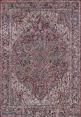 Momeni Karachi Area Rug, 6' X 9', Burgundy