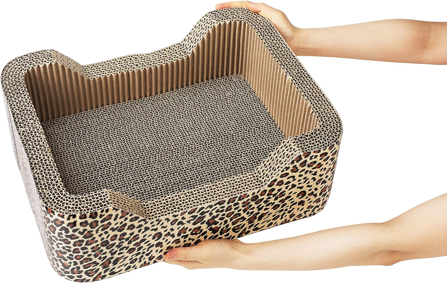 Animals Favorite Cat Scratcher Corrugated Rectangle - Brown/Cheetah