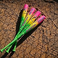 Vista 4 de Easton 2026 Bate de béisbol Hype Fire Estados Unidos -5 / -8 / -10 / -11 gota Barril de 2 5/8 pulgadas 2 piezas compuesto Verde