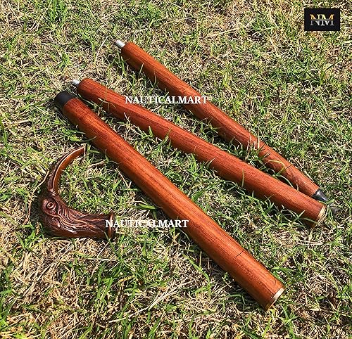 Miniatura 4 de Bastón de latón con cabeza de águila, mango victoriano, diseño único, caballero, hecho a mano, funcional, a la moda, para hombres/mujeres/personas