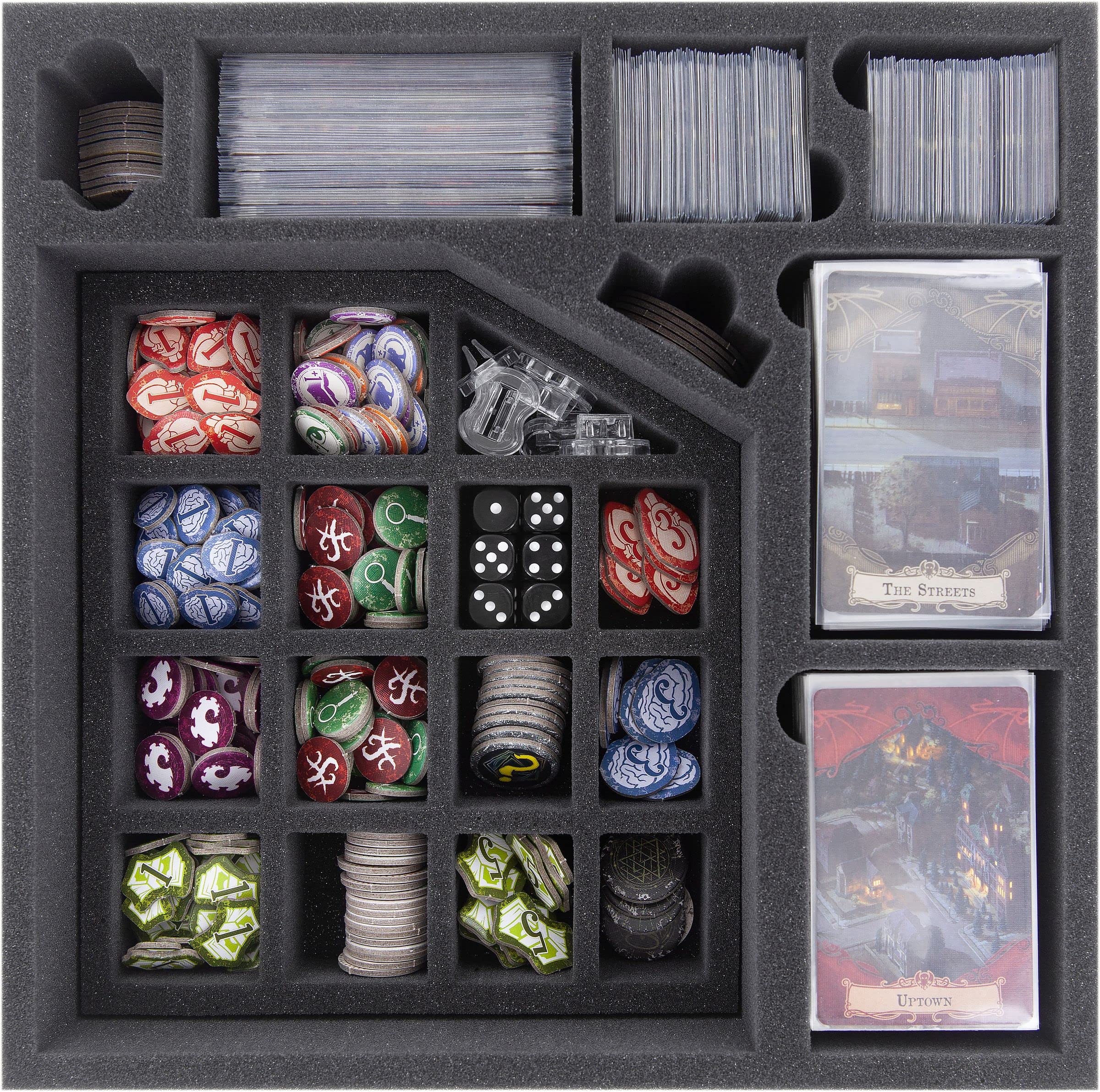 Feldherr Storage Box LBBG250 Compatibile con Arkham Horror (Terza Edizione) - Gioco Base + Under Dark Waves + Secrets of The Order + Dead of Night