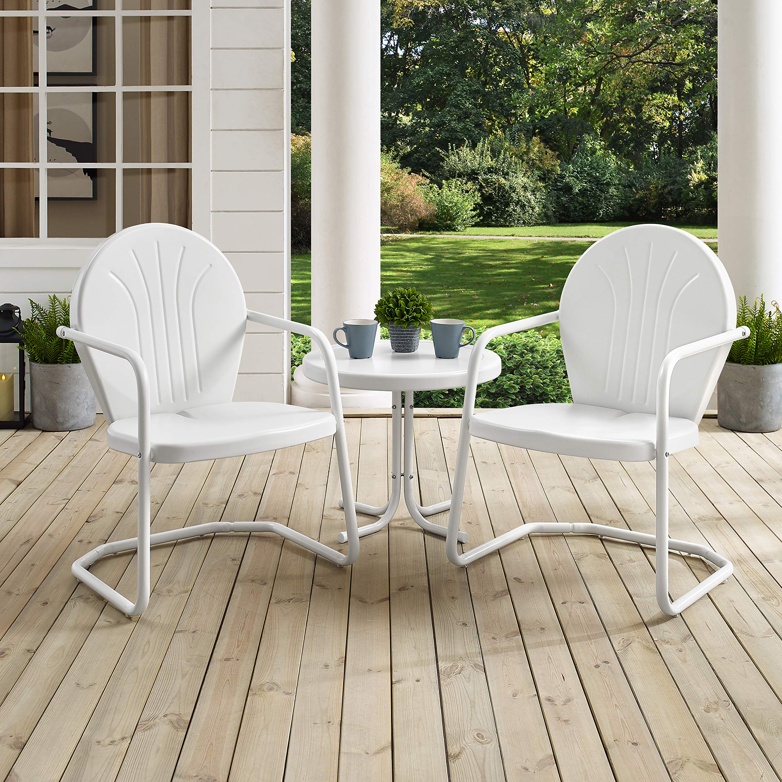 Snapklik.com : Crosley Furniture Griffith 3-Piece Outdoor Chair And ...