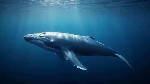 Large Predators In Deep Blue Ocean Sounds | Shark Swimming Ambience | Ocean FULL HD – vue 6