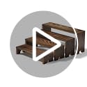 Large Wooden Tiered Riser Stand for Vendor Booth Events, Stackable Cupcake & Dessert Display, Farmhouse Decor Table Set, Food Display Items for Party (12-11.2-10.4-9.6IN), 2 Set - Image 8