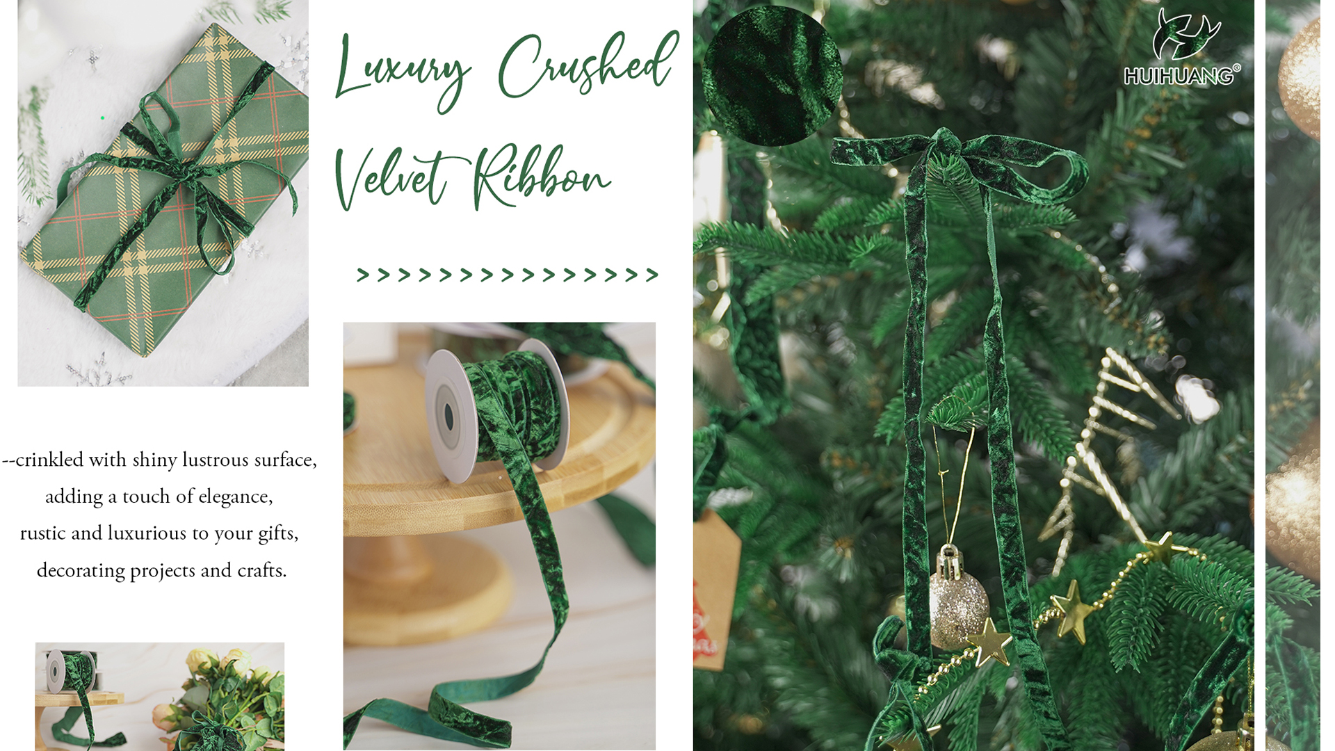 Red Velvet Ribbon Cintas De Terciopelo Verde De Navidad De 2.5 Pulgadas,  Con Cable, Vintage, Lisas, Para Envolver Regalos Para Fiestas De Navidad,  Decoración Del árbol Del Hogar, Lazos De Corona, 2, image size:1920x1080