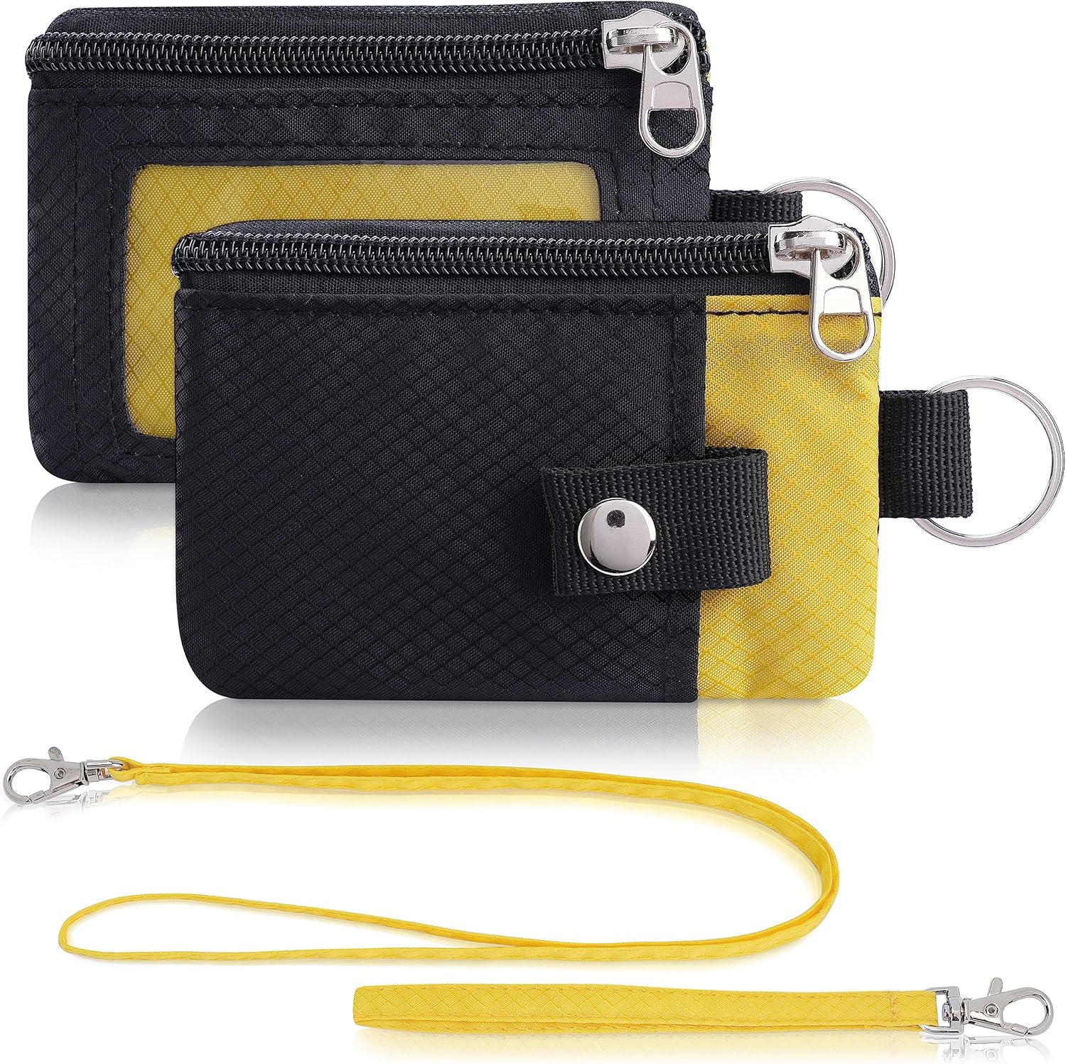 Artpaxy Minimalist Mens Wallet Keychain RFID Blocking