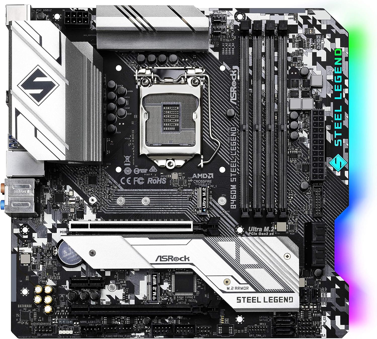 Exclusive Discount ๐ฅ ASROCK B460M Steel Legend Supports 10th Gen Intel Core Processors(Socket 1200) Motherboard Creative Product ASROCK B460M Steel Legend Supports 10th Gen Intel Core Processors(Socket 1200) Motherboard