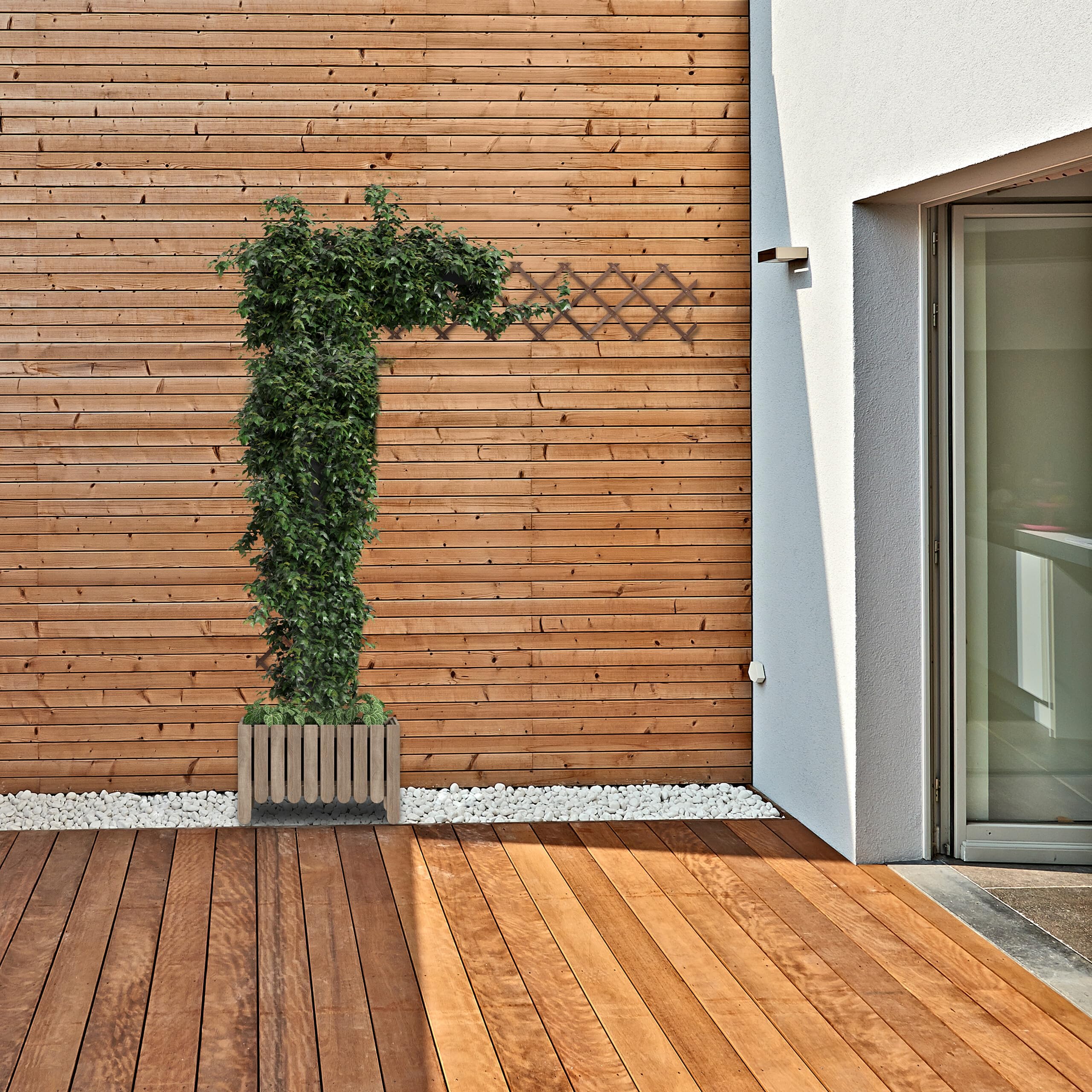 Relaxdays Tuteur à tomates en Lot de 3, Extensible, pour Plantes grimpantes, 180 cm, pour Jardin, Balcon, Marron